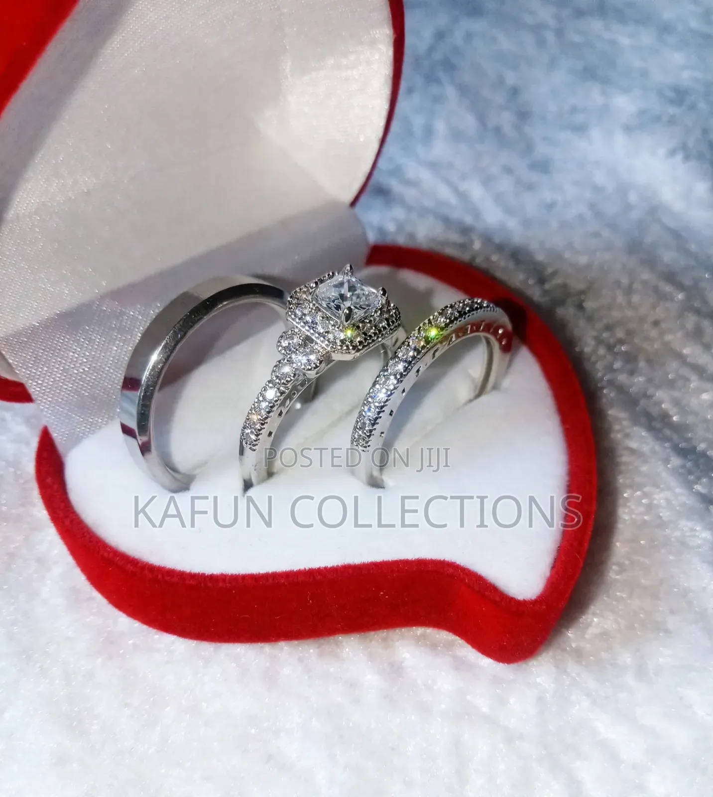 High Quality Elegant Wedding Rings Set