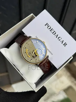 Automatic Poadagar Leather Watch