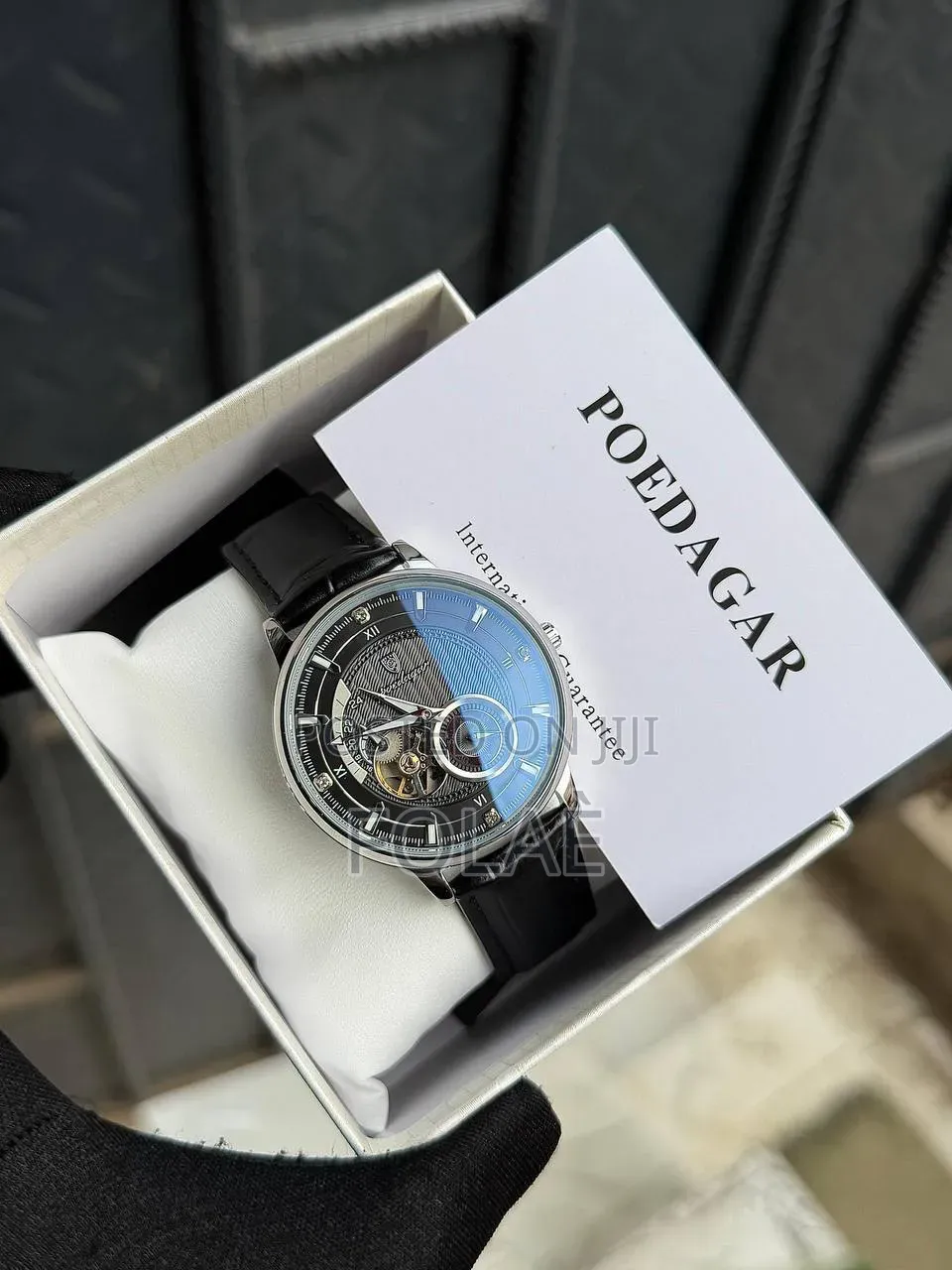 Automatic Poadagar Leather Watch