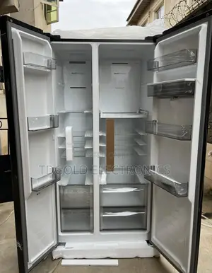 Hisense Side-by-Side Glass Refrigerator 