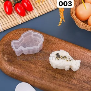 12pcs Transparent Non-Stick Sushi Rice Mould Maker