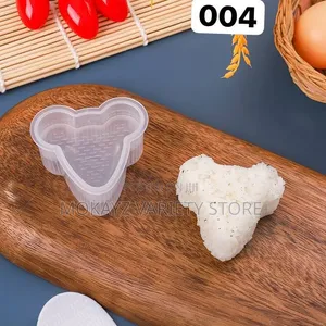 12pcs Transparent Non-Stick Sushi Rice Mould Maker