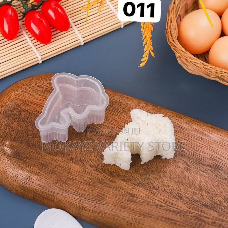 12pcs Transparent Non-Stick Sushi Rice Mould Maker