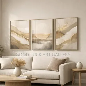 Gold and Cream Canvas