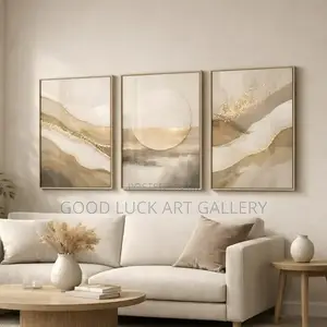 Gold and Cream Canvas
