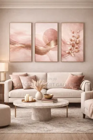 Gold and Cream Canvas