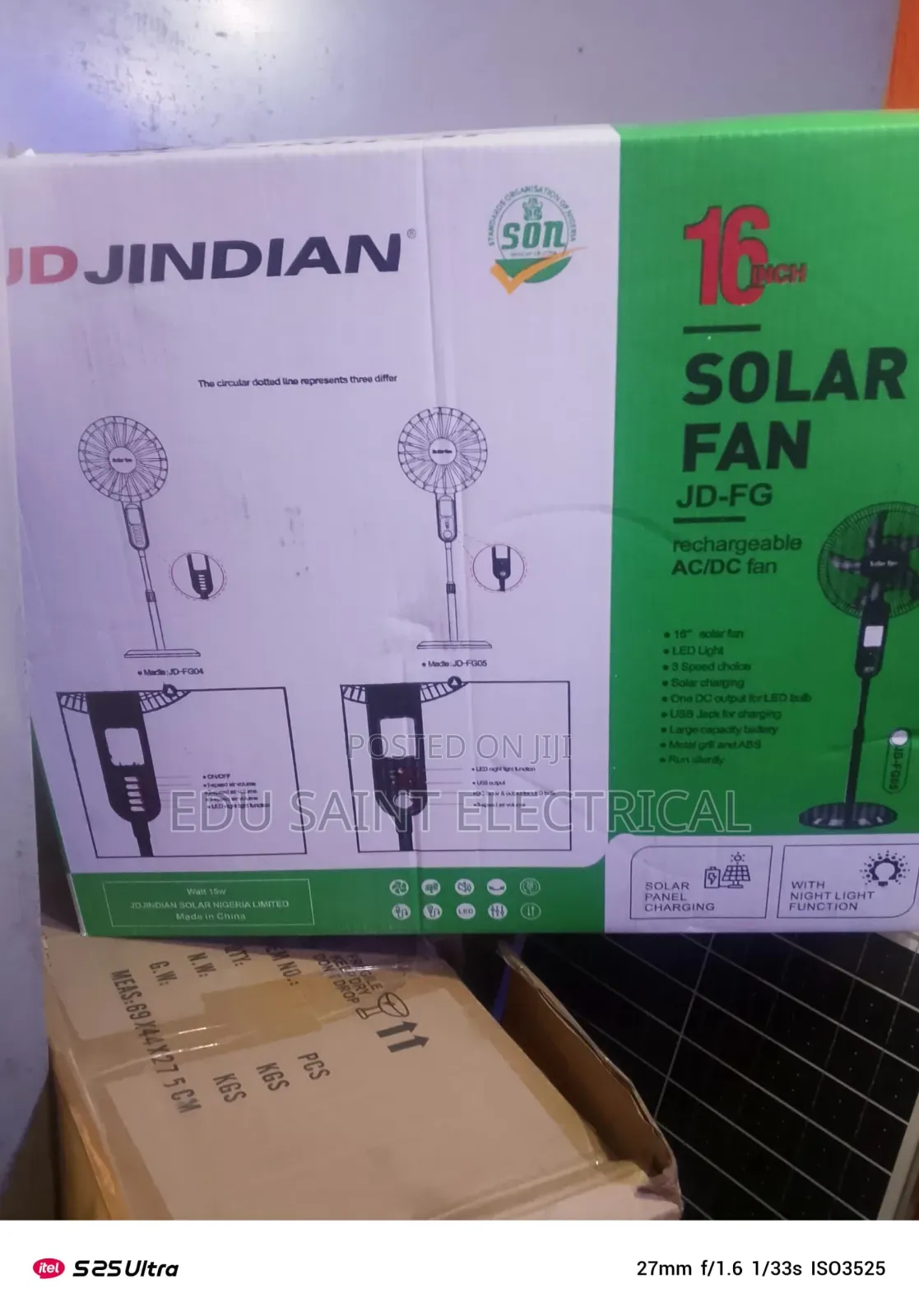 Jindian Solar Fan Jindian 16in