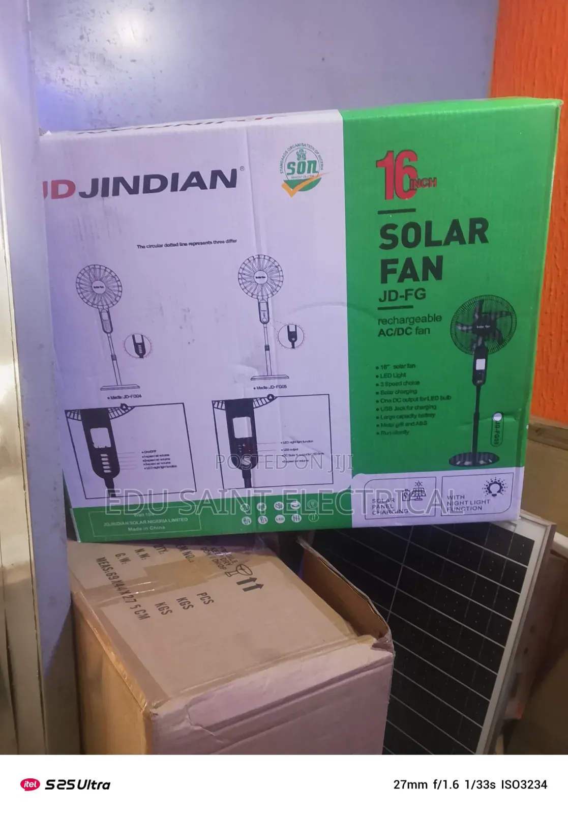 Jindian Solar Fan Jindian 16in