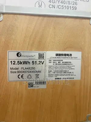 Felicity Lithium Battery 12.5kwh FLA