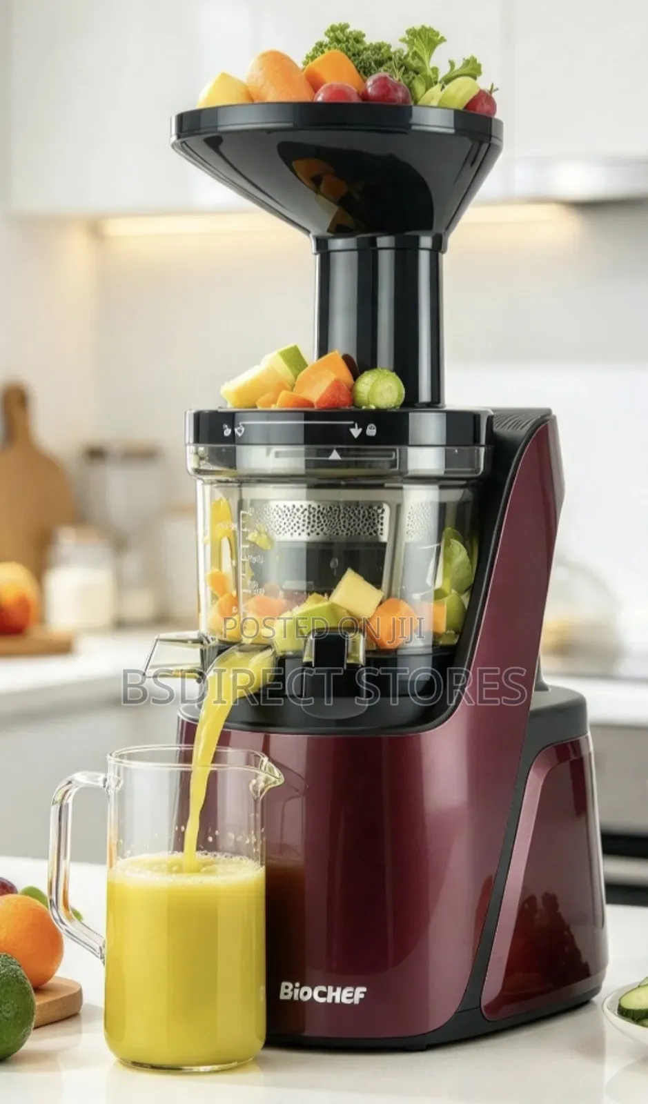 Bio Chef Quantum Cold Press Juicer - Slow Masticating Juicer