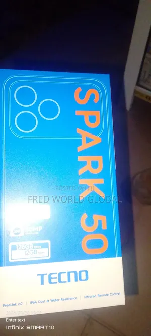 New Tecno Spark 50 5G 128 GB Black