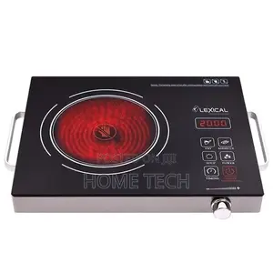LEXICAL 2000W Ceramic Electric Hot Plate With LED Display Timer