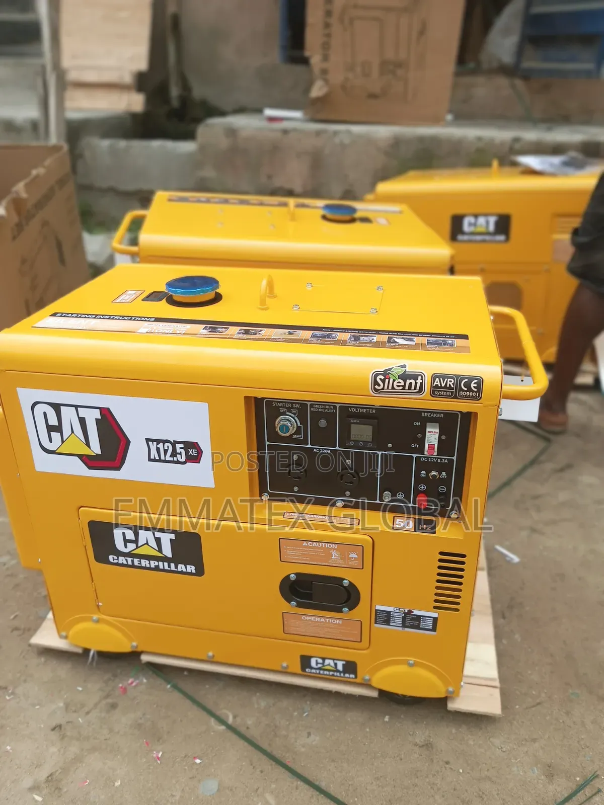 Cat 12.5kva Original Diesel Generator,low Diesel 100 Copper