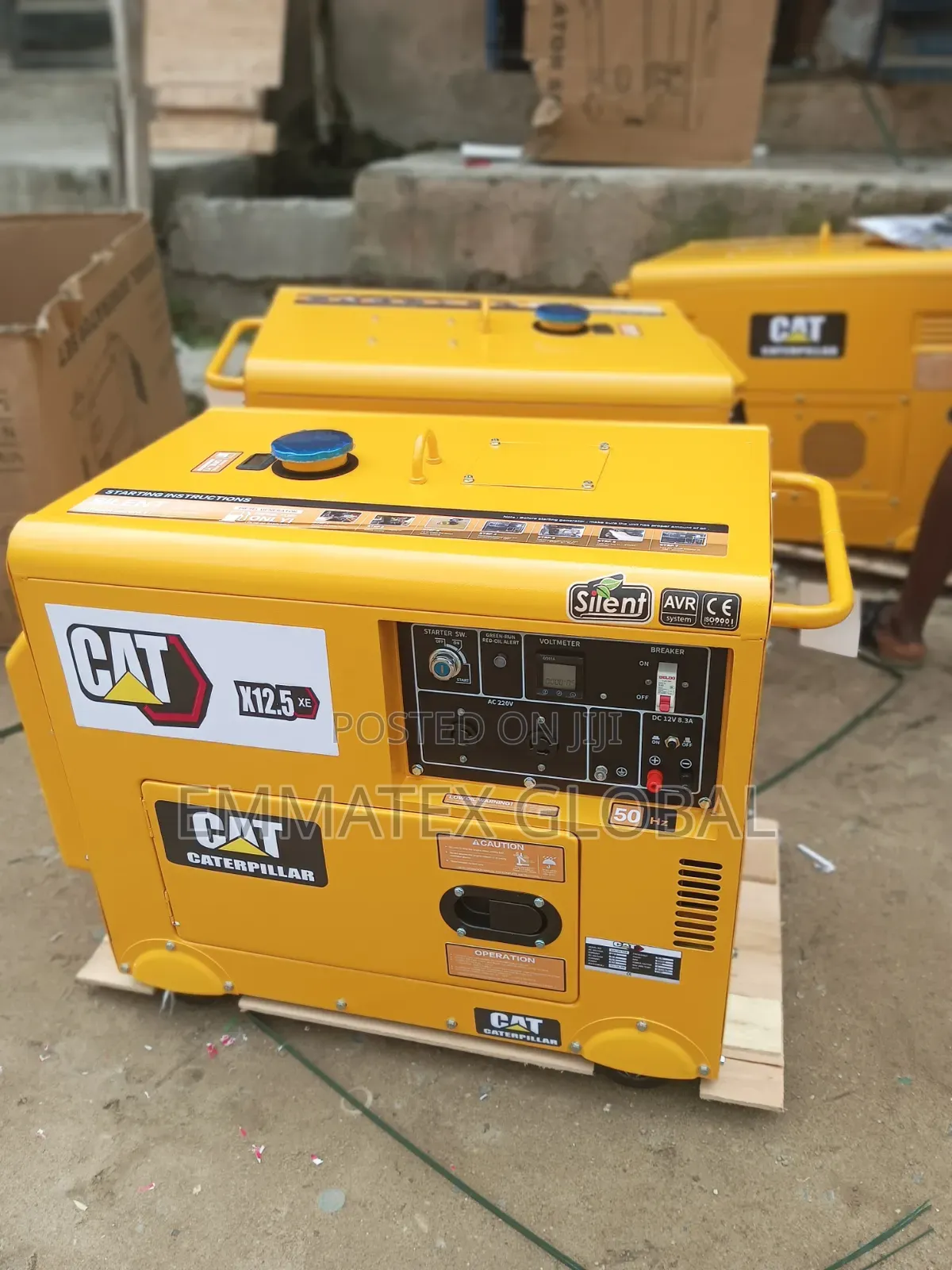 Cat 12.5kva Original Diesel Generator,low Diesel 100 Copper