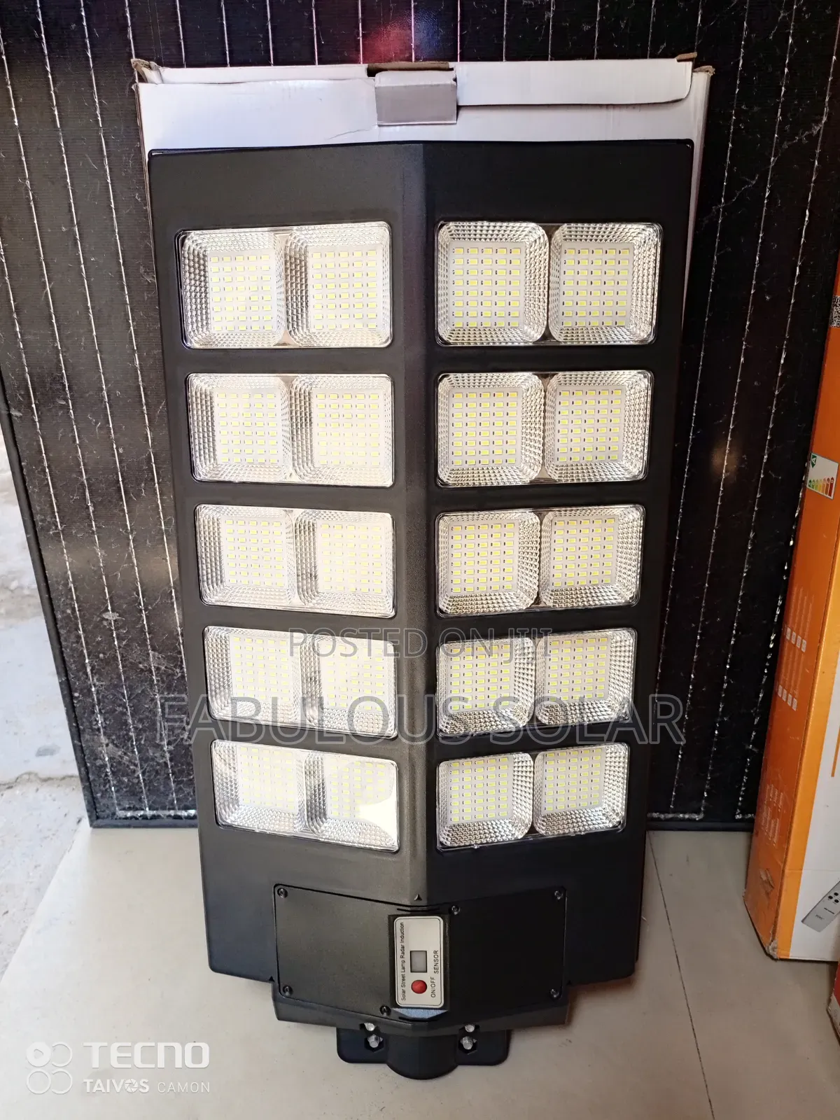 Original ECE Ayigo Solar Street Light 20 Eyes(2000watts)