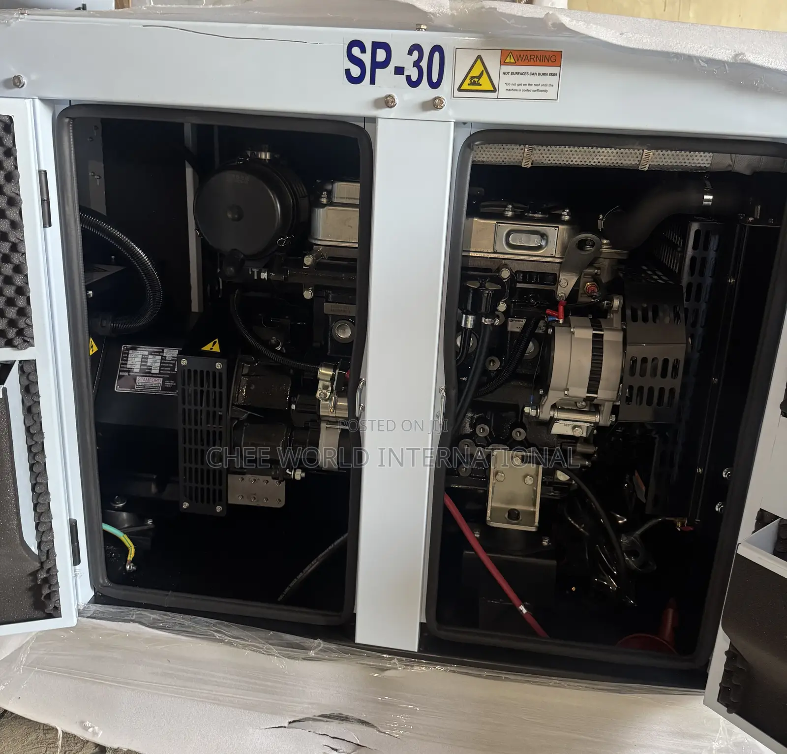 30kVA Original Perkins Silent/Soundproof Diesel Generator copper Coil