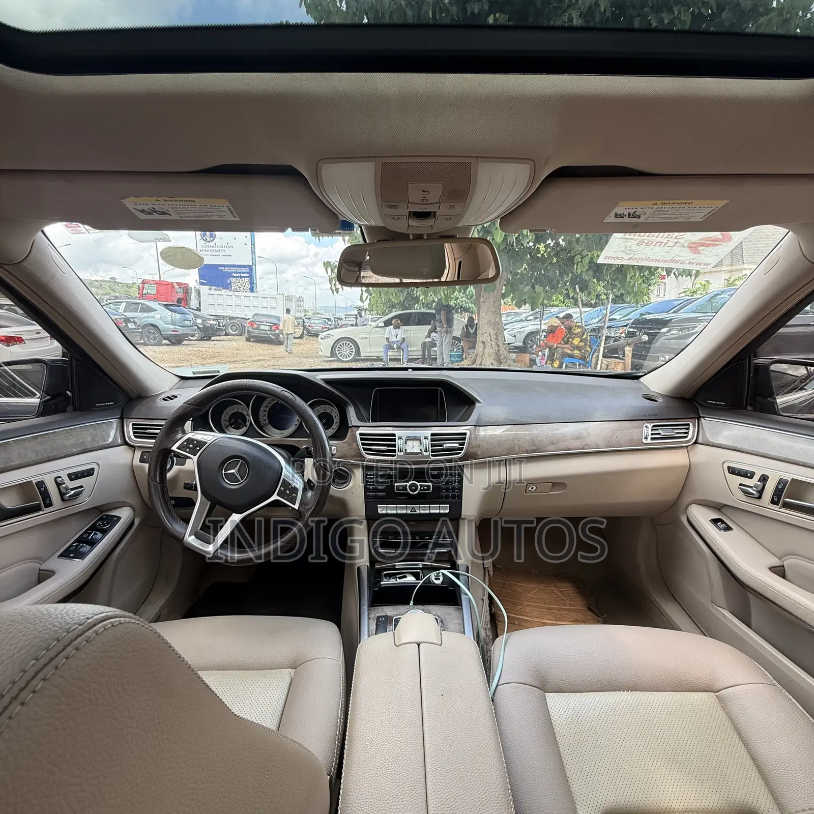 Mercedes-Benz E350 2014 Blue