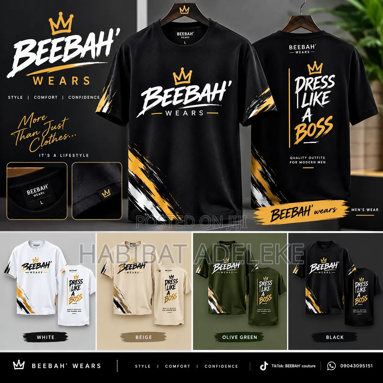 Premium T-Shirts BEEBAH'WEARS