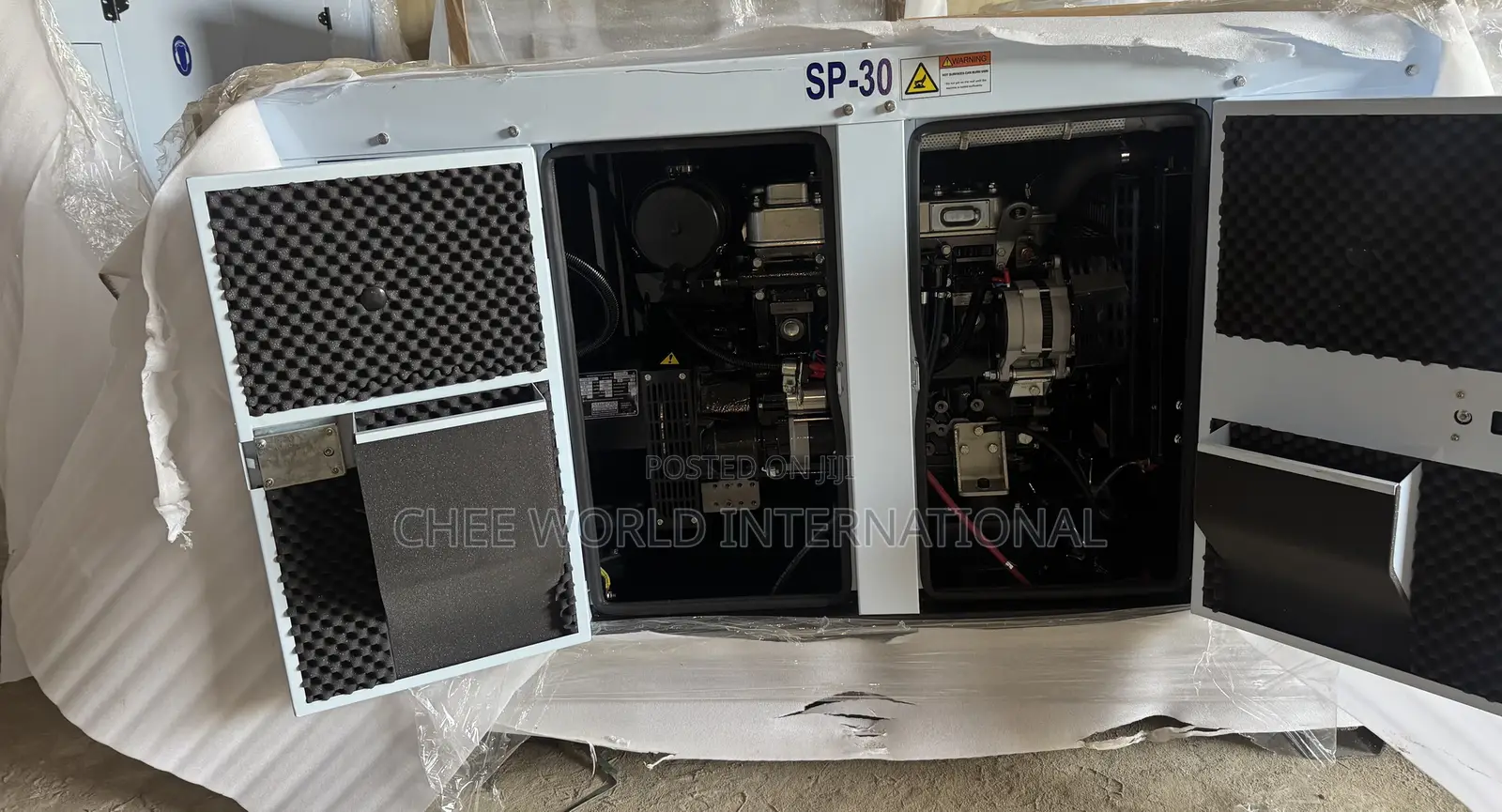 30kVA Original Perkins Silent/Soundproof Diesel Generator copper Coil