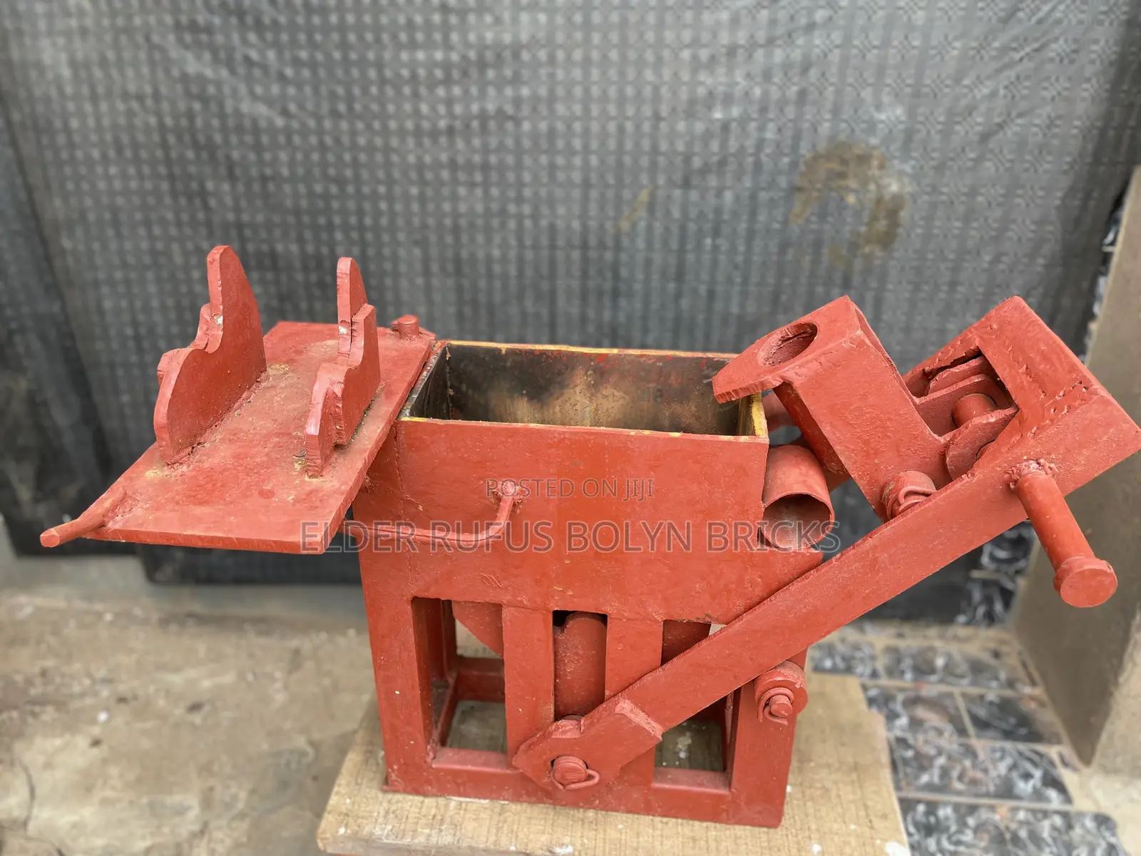 6” Single Brick Press – Affordable Manual Brick Making Machine