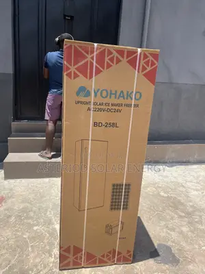 258l Yohako Upright Ice Maker Solar Freezer