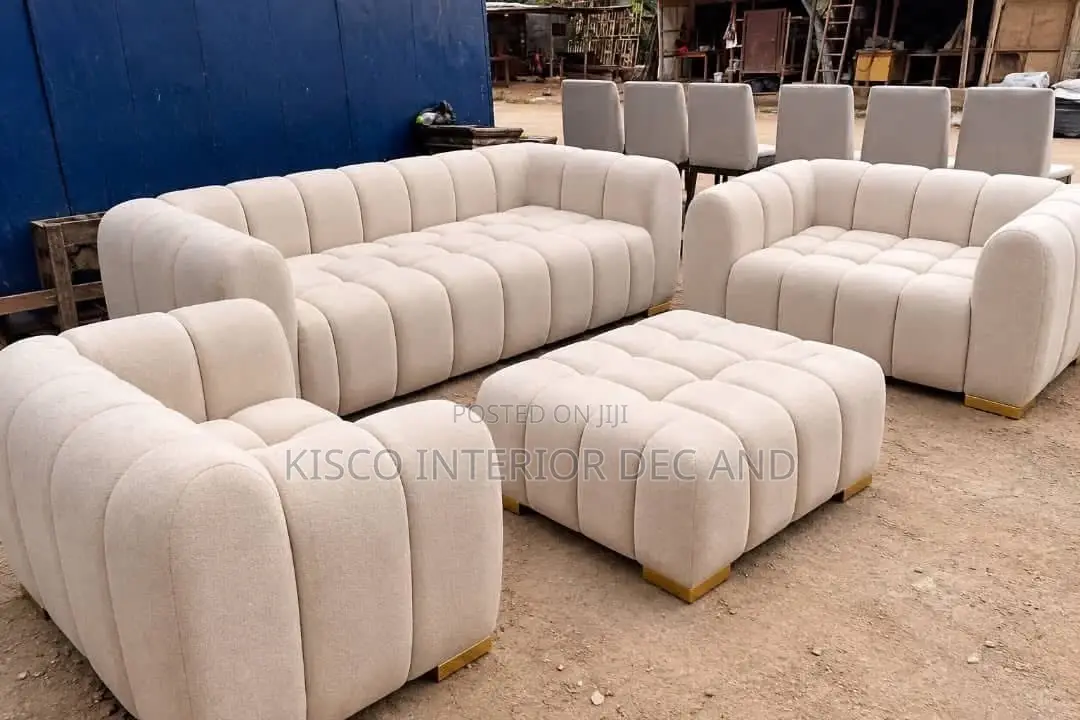 Complete Set of Chairs With Table