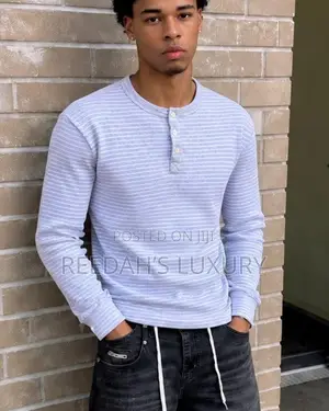 Essential Striped Henley Shirt