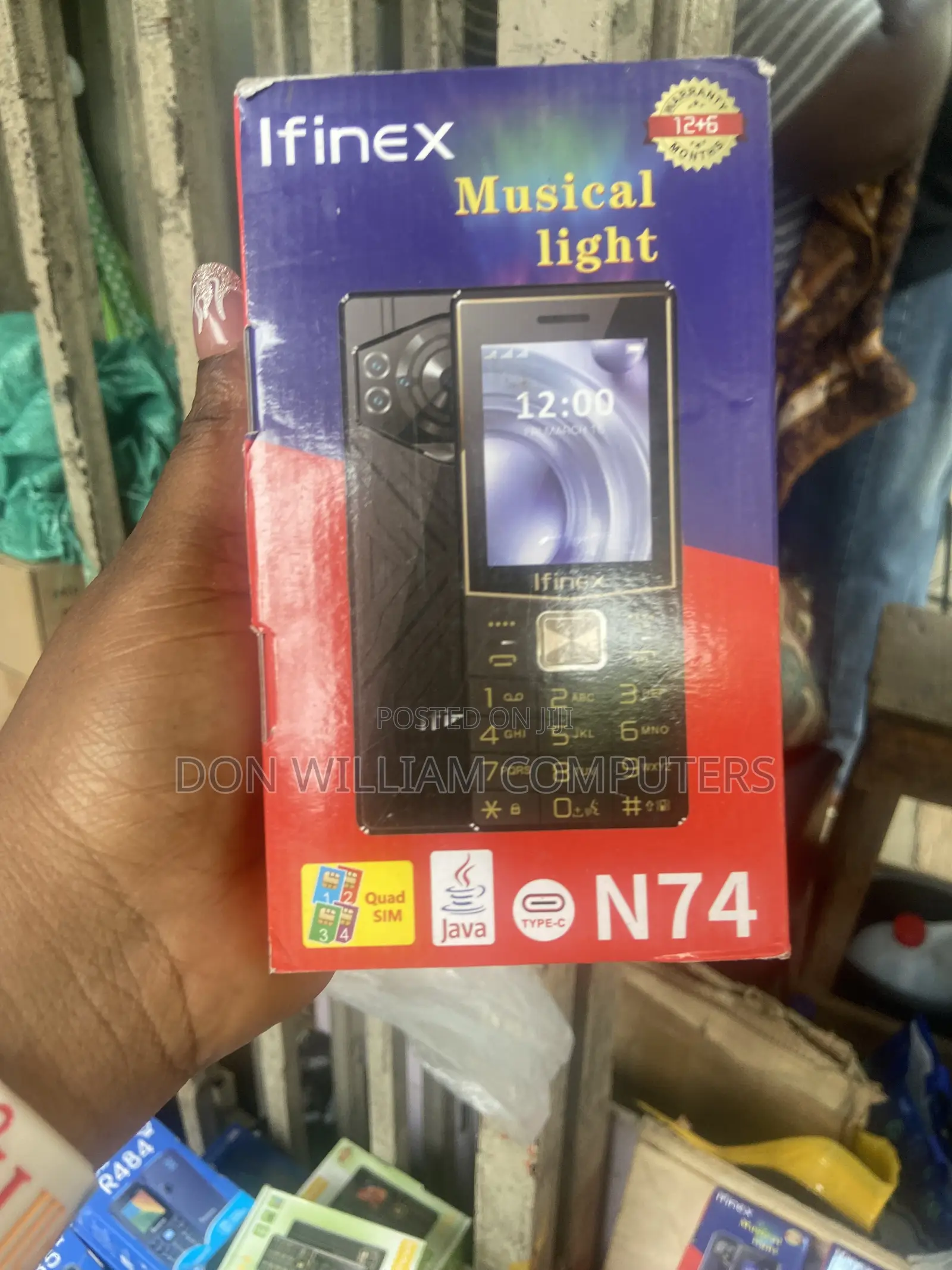 New Infinix Note 7 64 GB Black