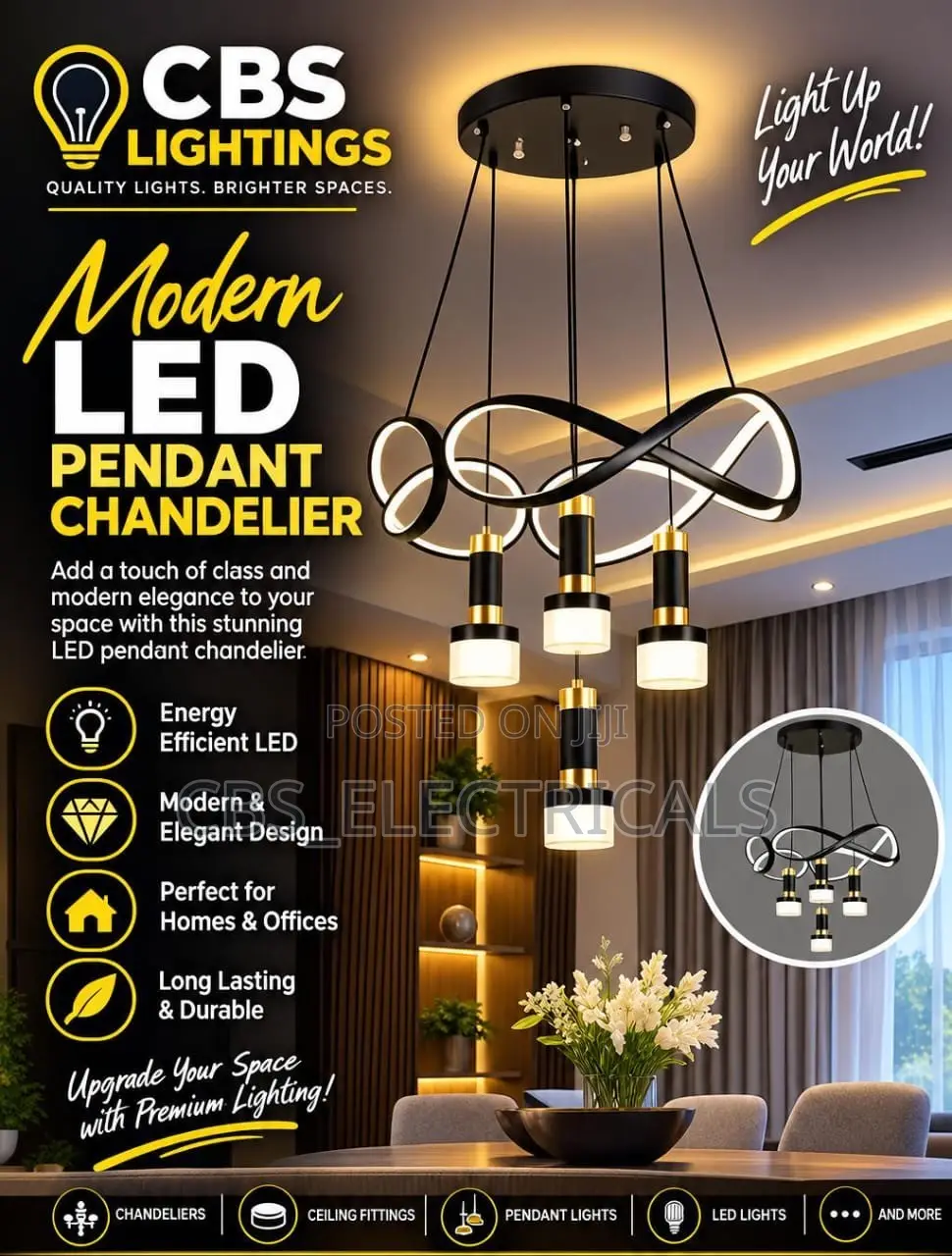 Modern Led Chandelier