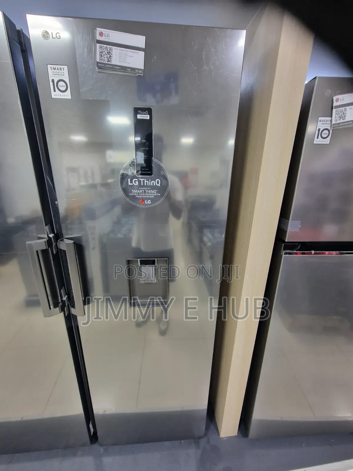 LG 411 Single Door Refrigerator