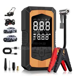 Car Battery Jump Starter Plus Air Compressor