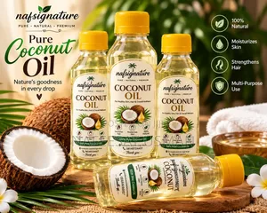 100% Pure Coconut Oil- Cool Pressed- 100ml 250ml 500ml- Nafsignature