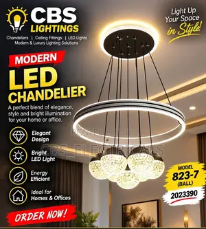 Luxury Modern Led Chandelier – Brand New
