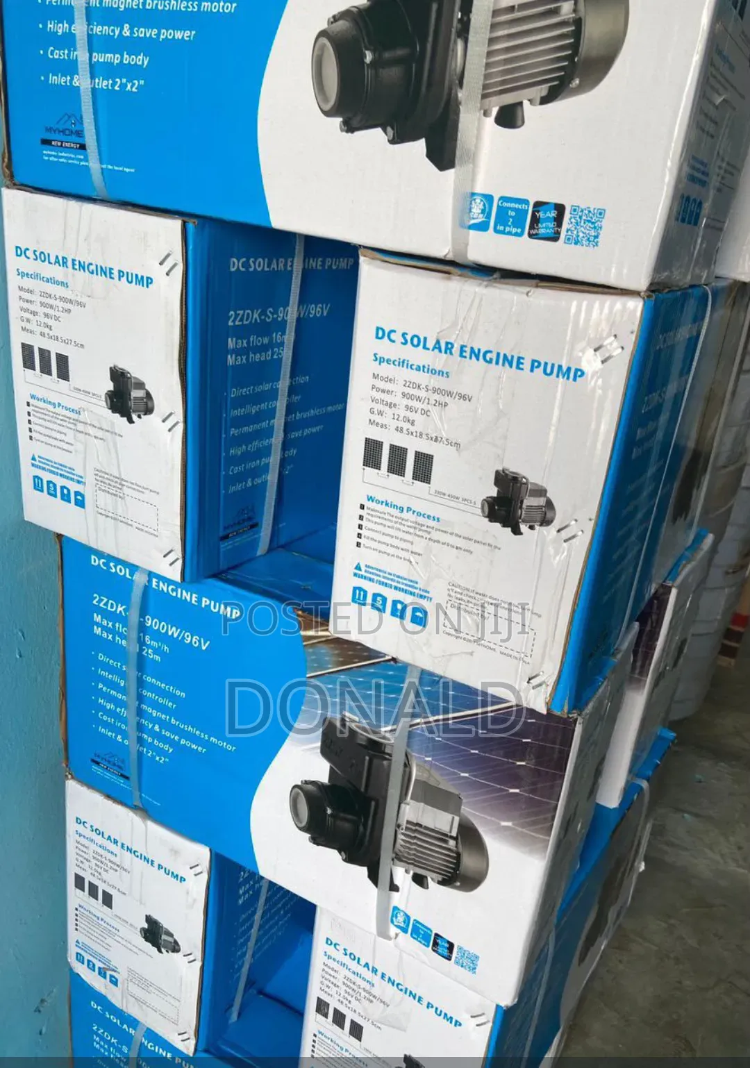 DC Solar Engine Pump (2zdk-S-900w/96v )