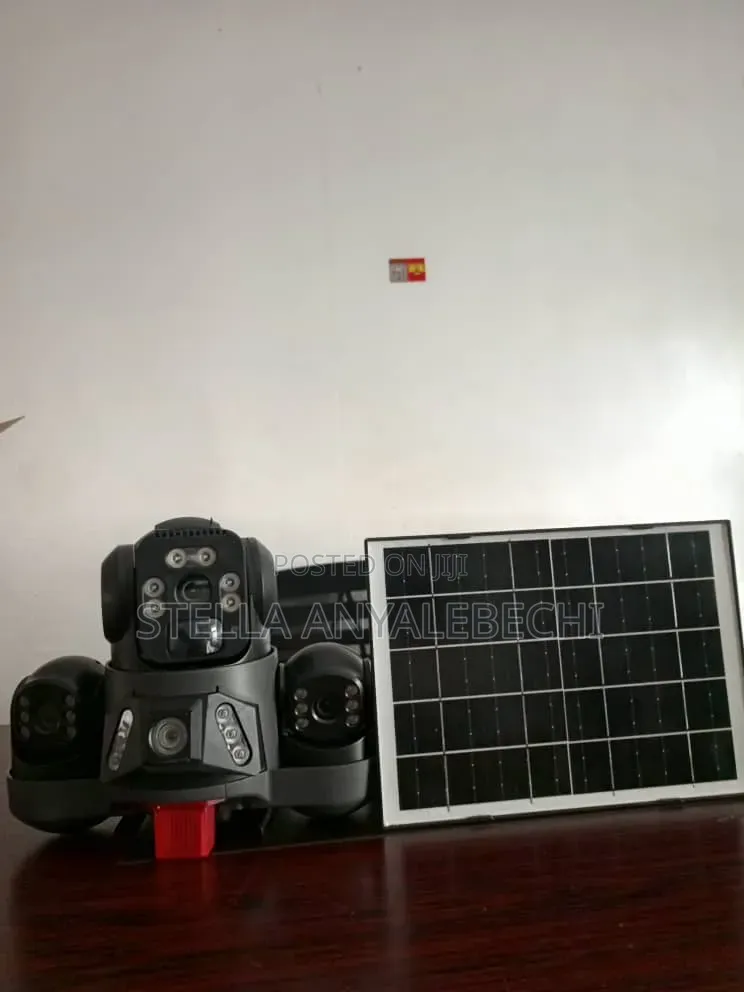 Intelligent Triple Lens Solar CCTV Camera ( V380)