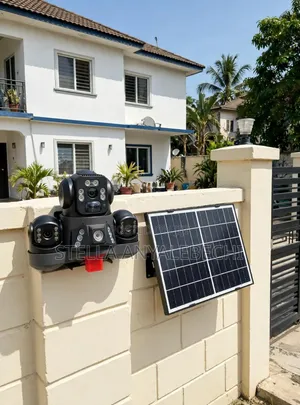 Intelligent Triple Lens Solar CCTV Camera ( V380)