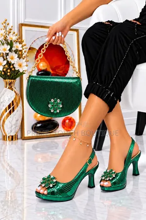 Classic Designer Luxury Shoes and Bags Set.