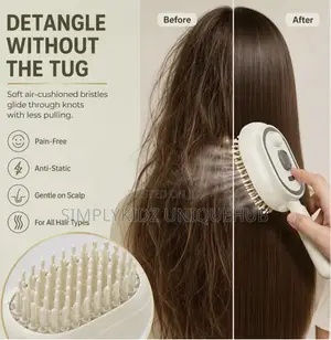 Rechargeable Electric Spray Retractable Air Cushion Hair Comb