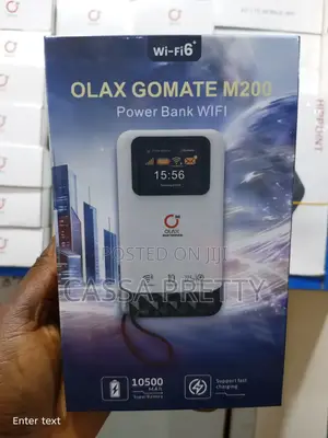 OLAX GOMATE M200 - 2-in-1 Power Bank + WiFi 6+ 4G Router