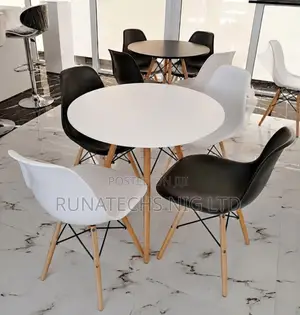 Modern Dining Table Chairs Set Stylish 4 Seater Dining Set