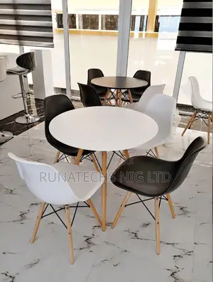 Modern Dining Table Chairs Set Stylish 4 Seater Dining Set