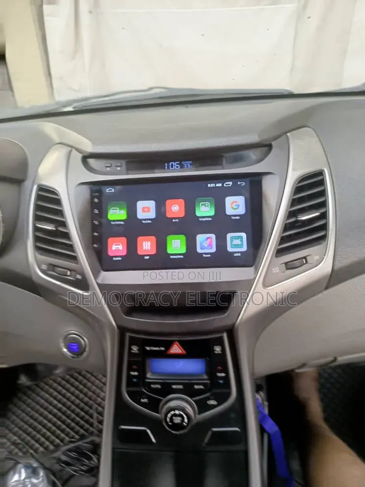 Hyundai Elantra 2014 Android Screen With GPS Navigation System (Map)