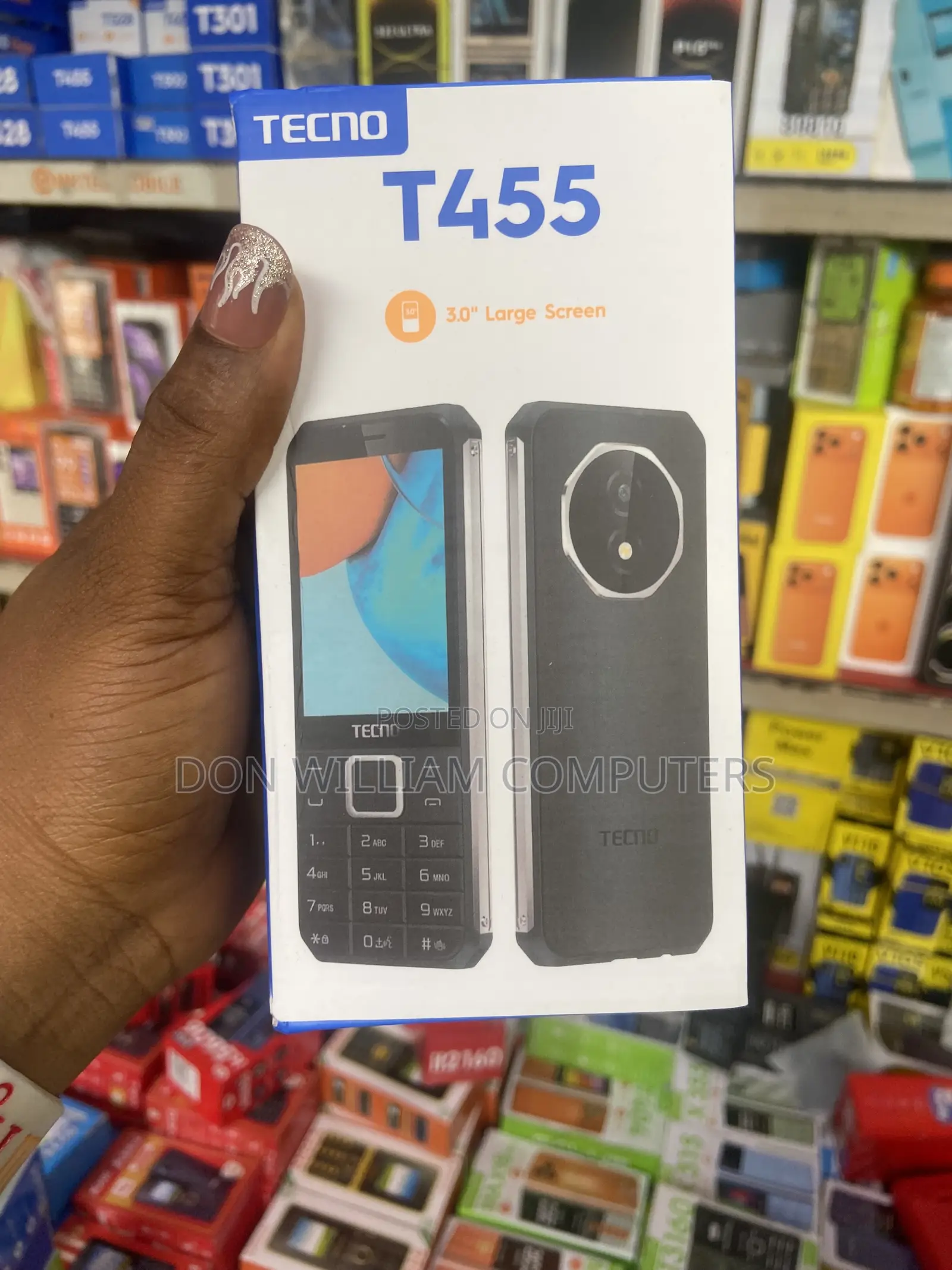 New Tecno T455 Black
