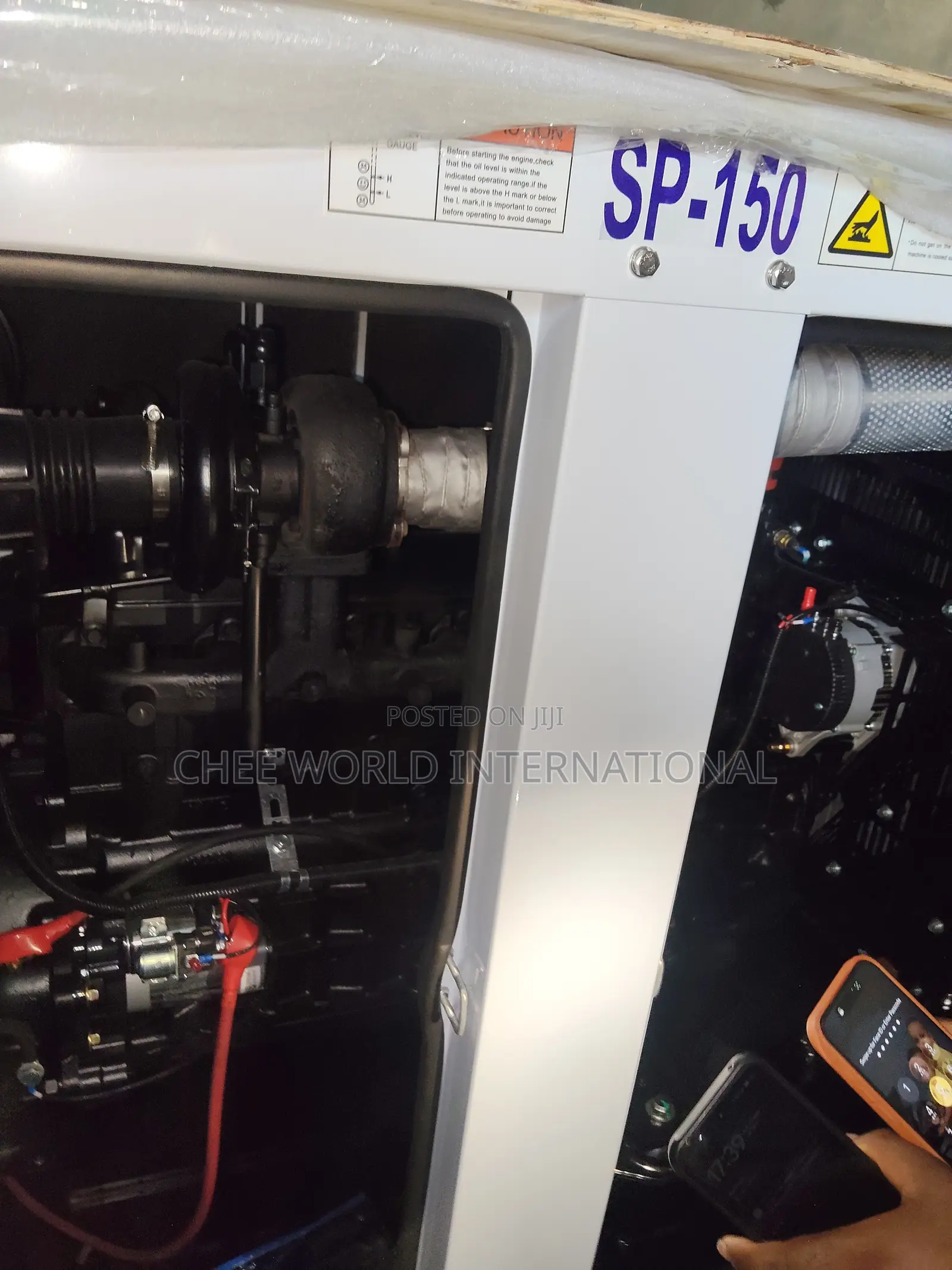150kVA Original Perkins Silent/Soundproof Diesel Generator coper Coil