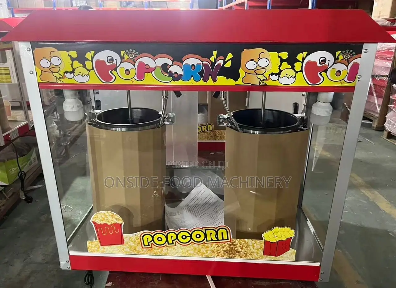 Double Pot Popcorn Machine