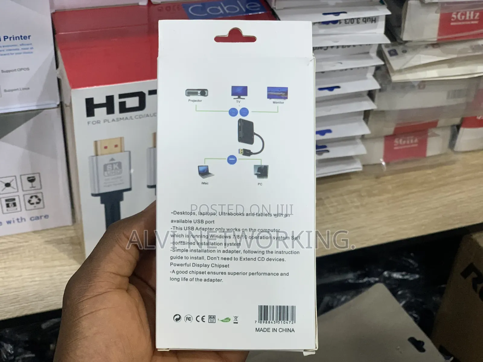 Adapter USB to HDTV/Vga