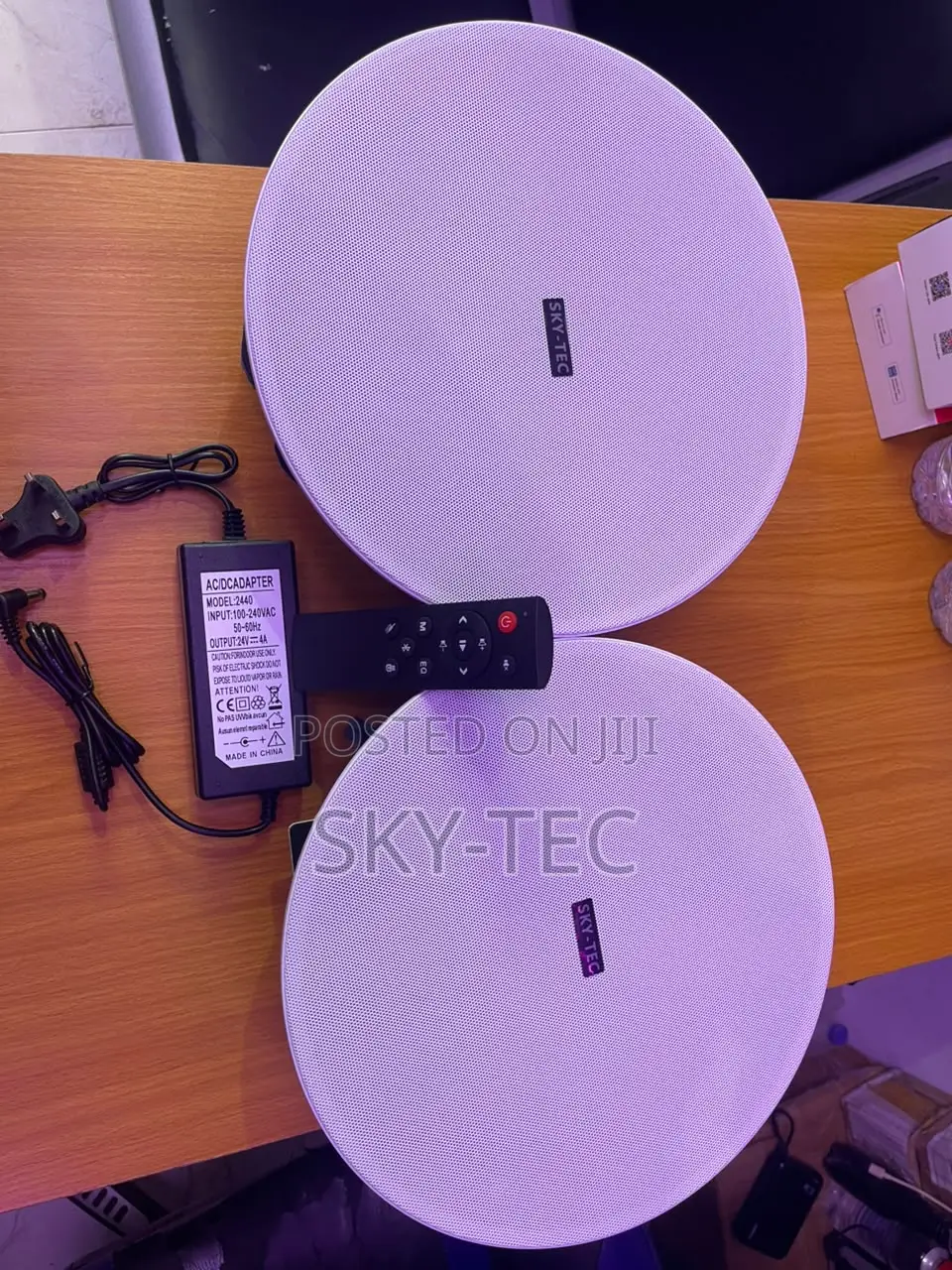 Sky-Tec 100watts 2 in 1 Bluetooth Ceiling Speakers With Remote Control