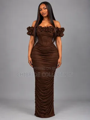 Women’s Off-Shoulder Bodycon Maxi Dress