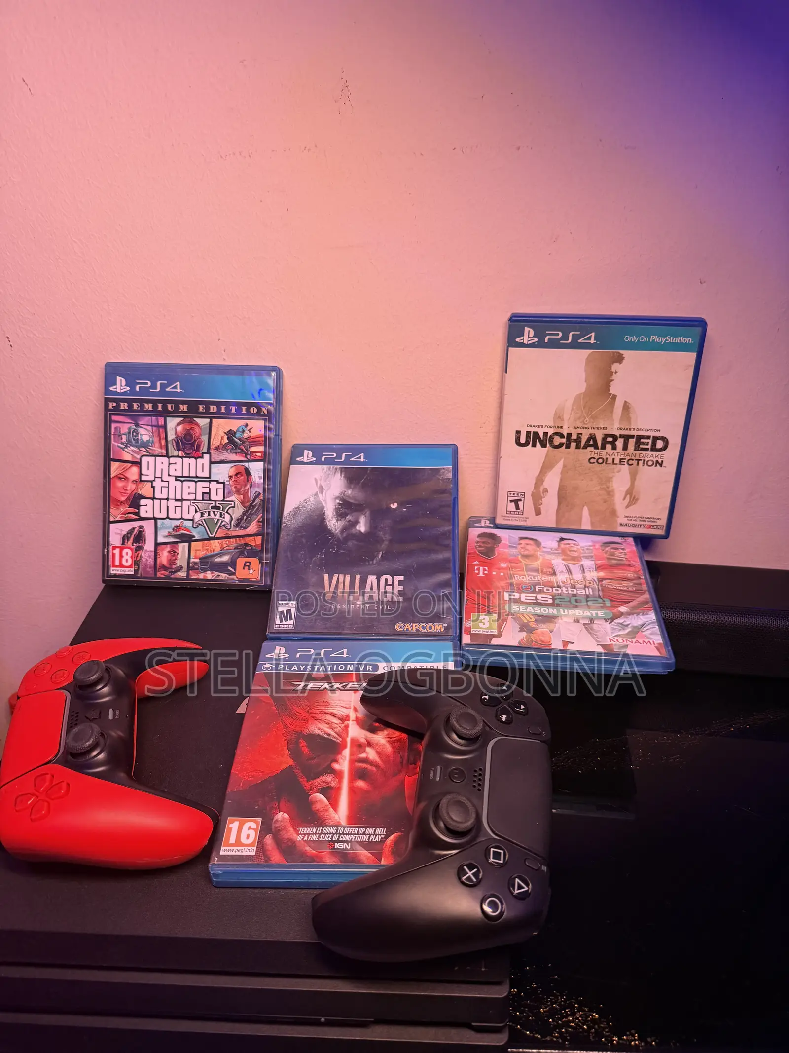 Ps4 Pro + 2 Pads + 5 Games — ₦200,000