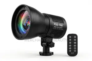 FSD-168 RGB Spotlight LED Background Light With Remote - 6 Colors